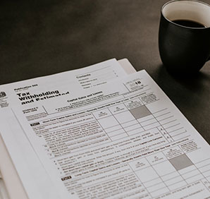 Tax papers. Links to Gifts That Protect Your Assets